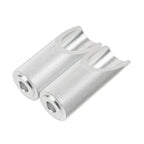 Silver Motorcycle Footpegs for Honda Ruckus Zoomer (2003-2023)