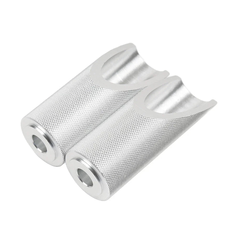 Silver Motorcycle Footpegs for Honda Ruckus Zoomer (2003-2023)