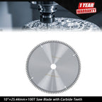 10-Inch Carbide Saw Blade for Wood Aluminum (Universal Fit)