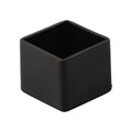 Chair Leg Cap Protector Pads for Furniture (Set of 4) - Black Non-slip PVC