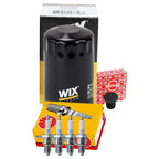 Wix Engine Oil Filter & NGK Spark Plugs Set for 4000 1.7L L4 SOHC