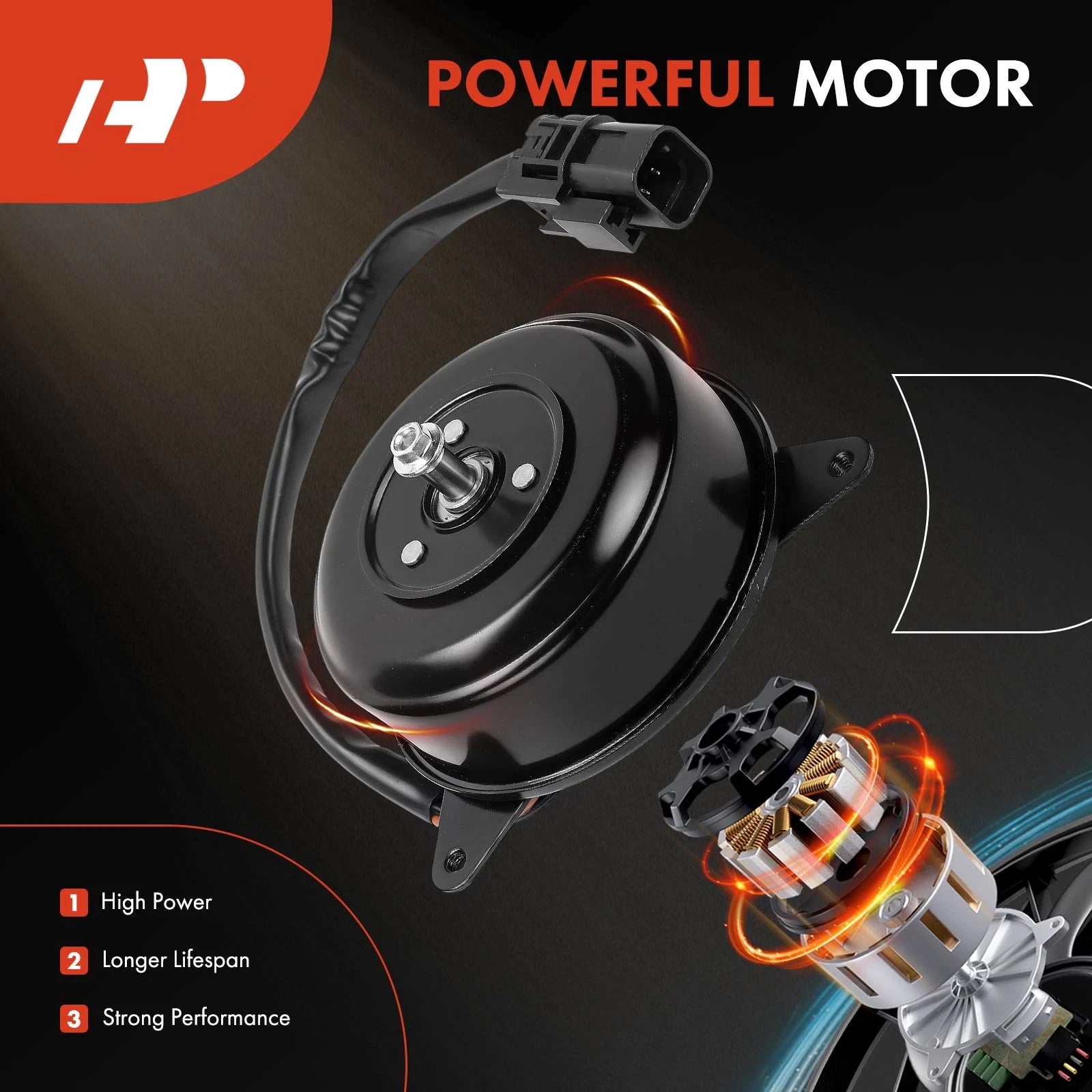 A/C Condenser Fan Motor for Nissan Sentra (1987–1998)