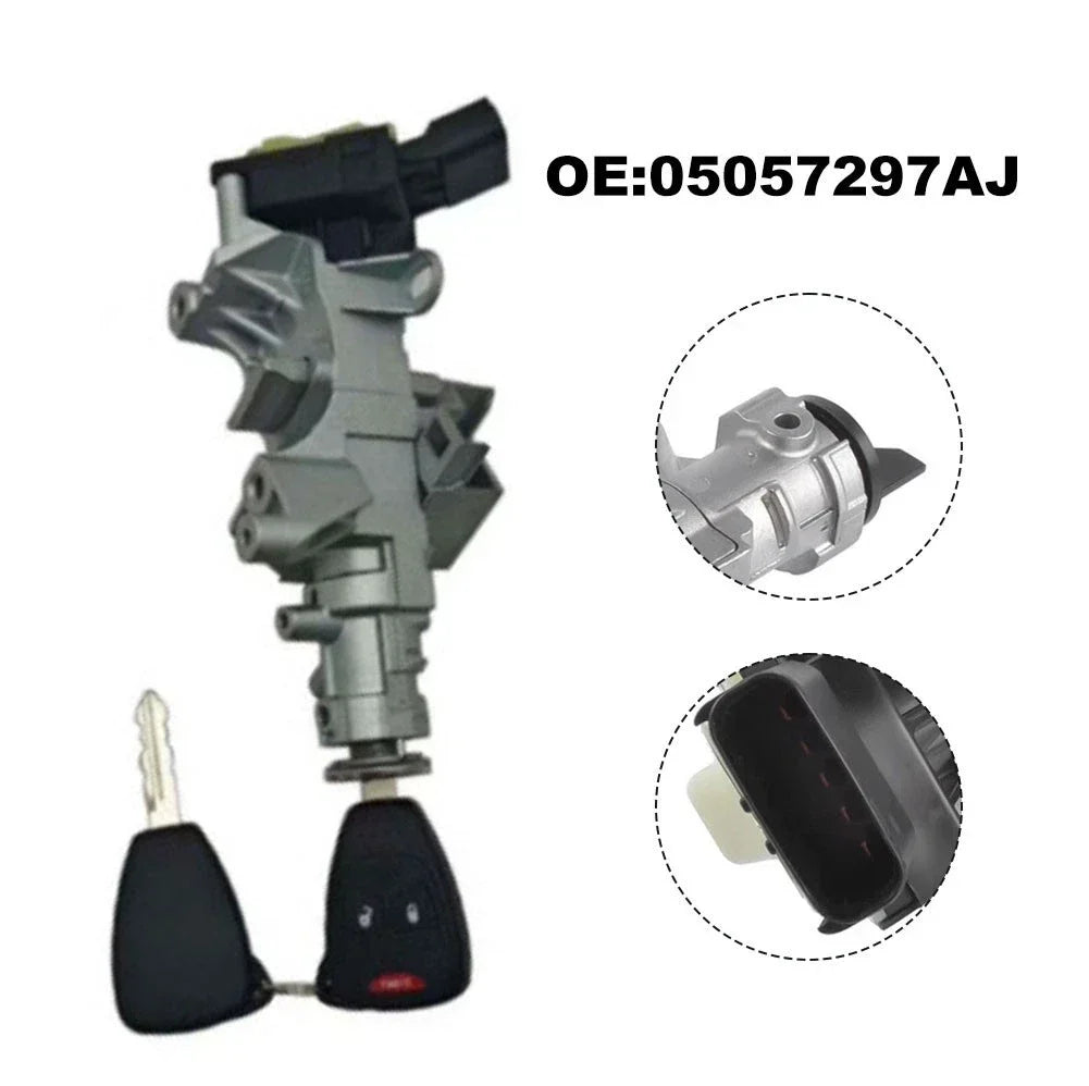 Steering Column Switch Housing With Key for Chrysler Vehicle Models