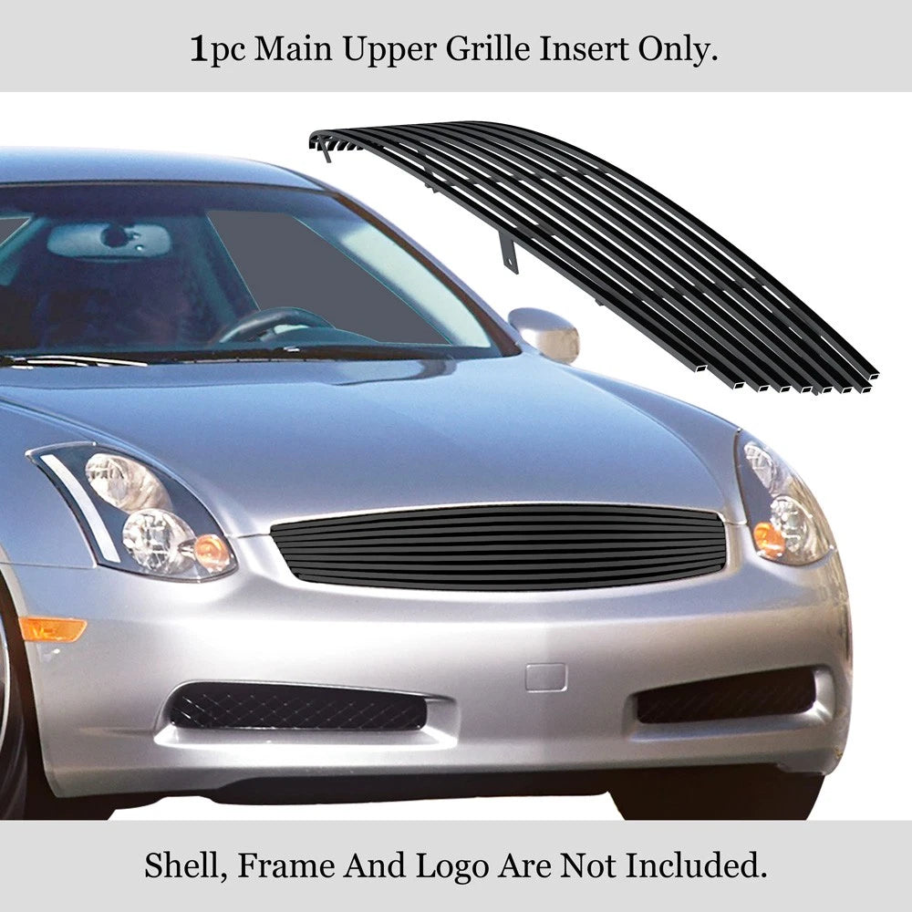 Stainless Black Grille for Infiniti G35 Coupe (2003-2007)