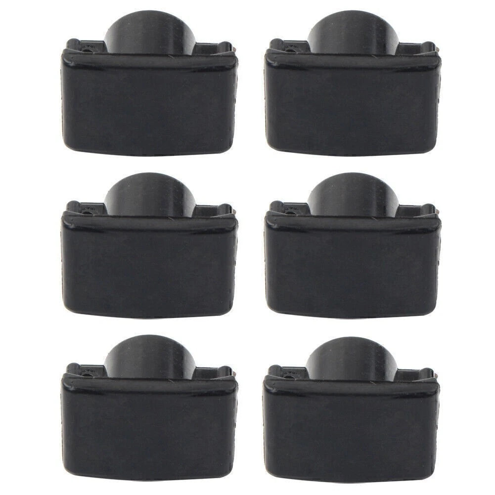 Set of 6 Black Hydraulic Cam Chain Tensioner Nylon Pads for Harley Big Twin (2007–2017)