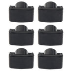 Set of 6 Black Hydraulic Cam Chain Tensioner Nylon Pads for Harley Big Twin (2007–2017)
