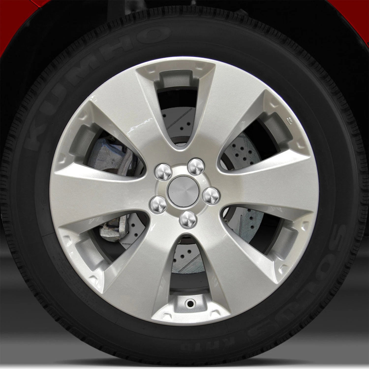 17x7 Factory Wheel (Sparkle Silver Full Face) for 2010-2012 Subaru Legacy