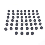 52PCS Black Bolt Cap Topper Nut for Harley Sportster (2004–2015)