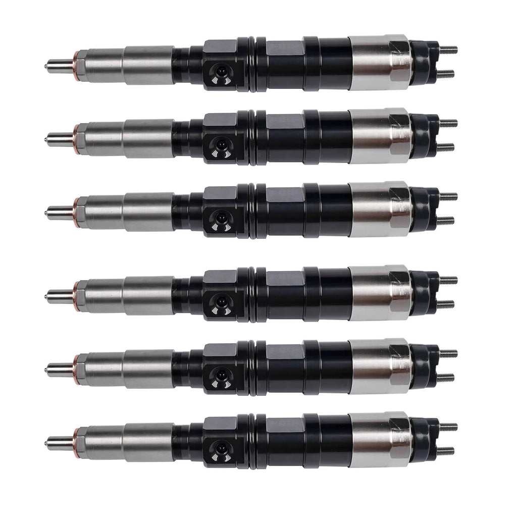 6X Fuel Injectors for John Deere 6068 4045 (Excavator E210LC E240LC)