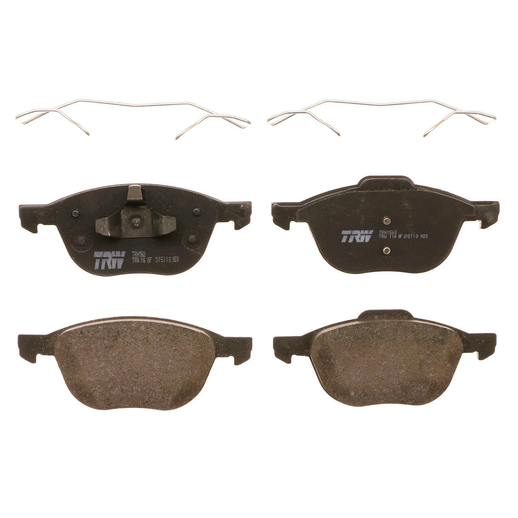 Front Brake Kit with 300mm Disc Rotors & TRW Pro Low-Met Pads for Ford C-Max Escape (2013–2019)