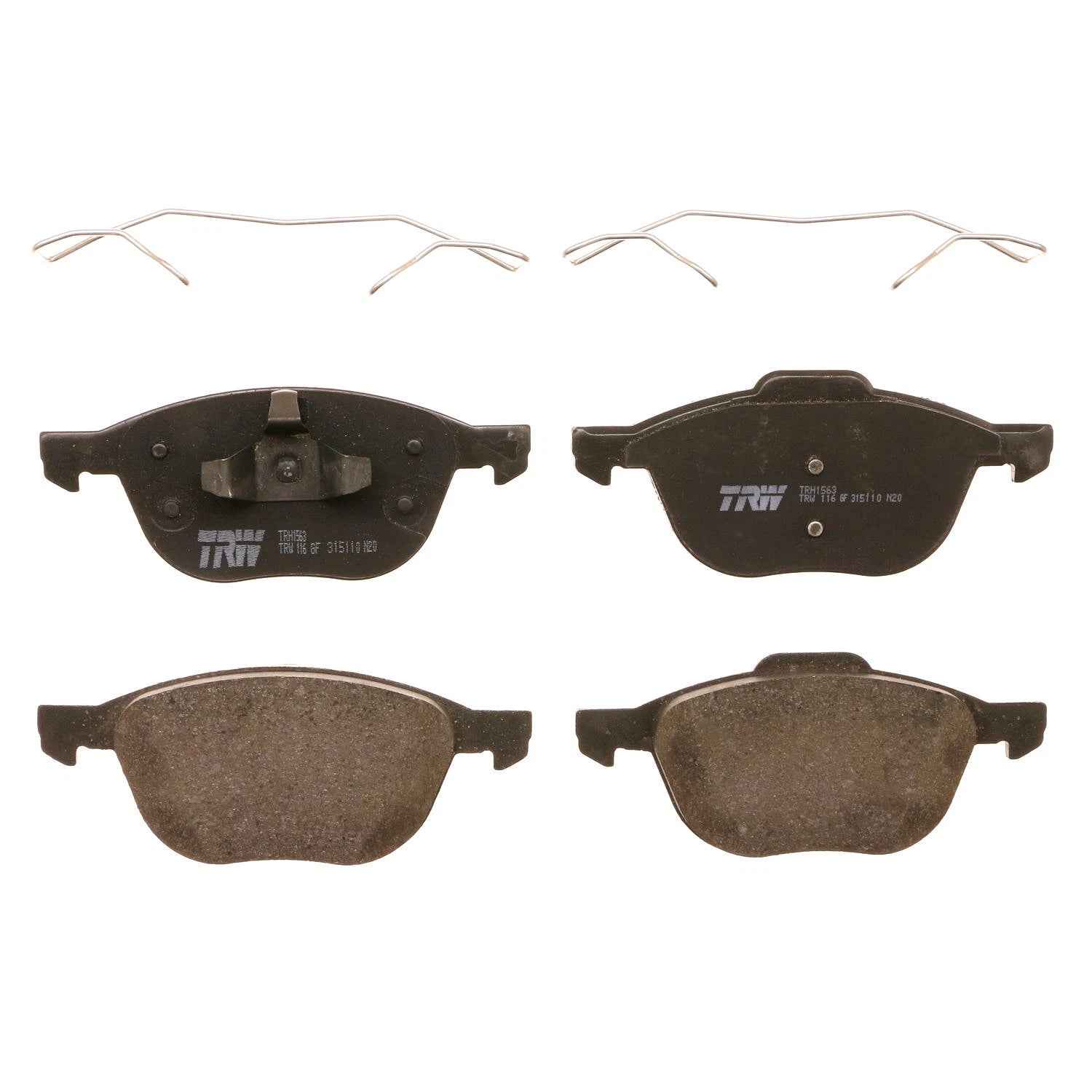 Front Brake Kit with 300mm Disc Rotors & TRW Pro Low-Met Pads for Ford C-Max Escape (2013–2019)