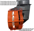 11" Propeller Safety Guard for Outboard Motors Up to 10.5" (25-35 Hp)