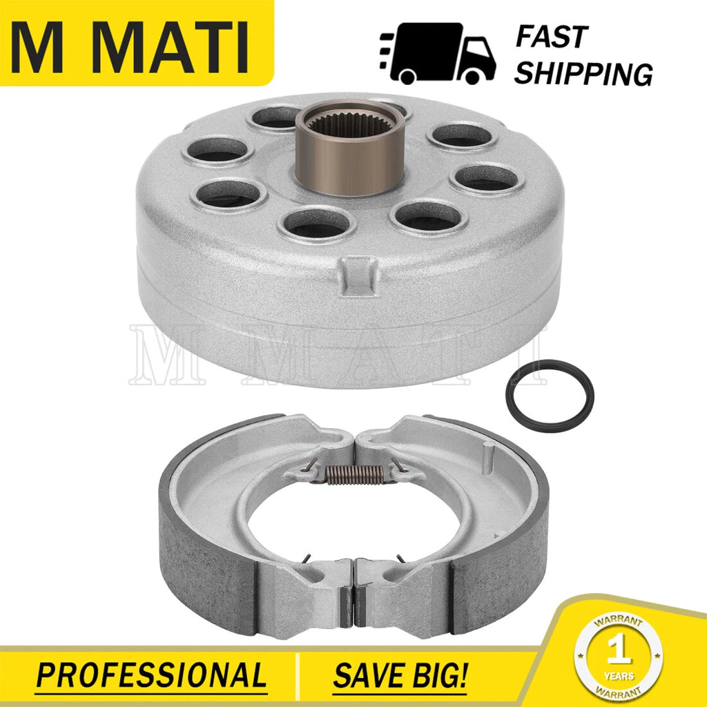Rear Brake Drum & Shoes Kit for Honda #42620-HC4-670 #06430-HM5-A80 #91351-HB3-004