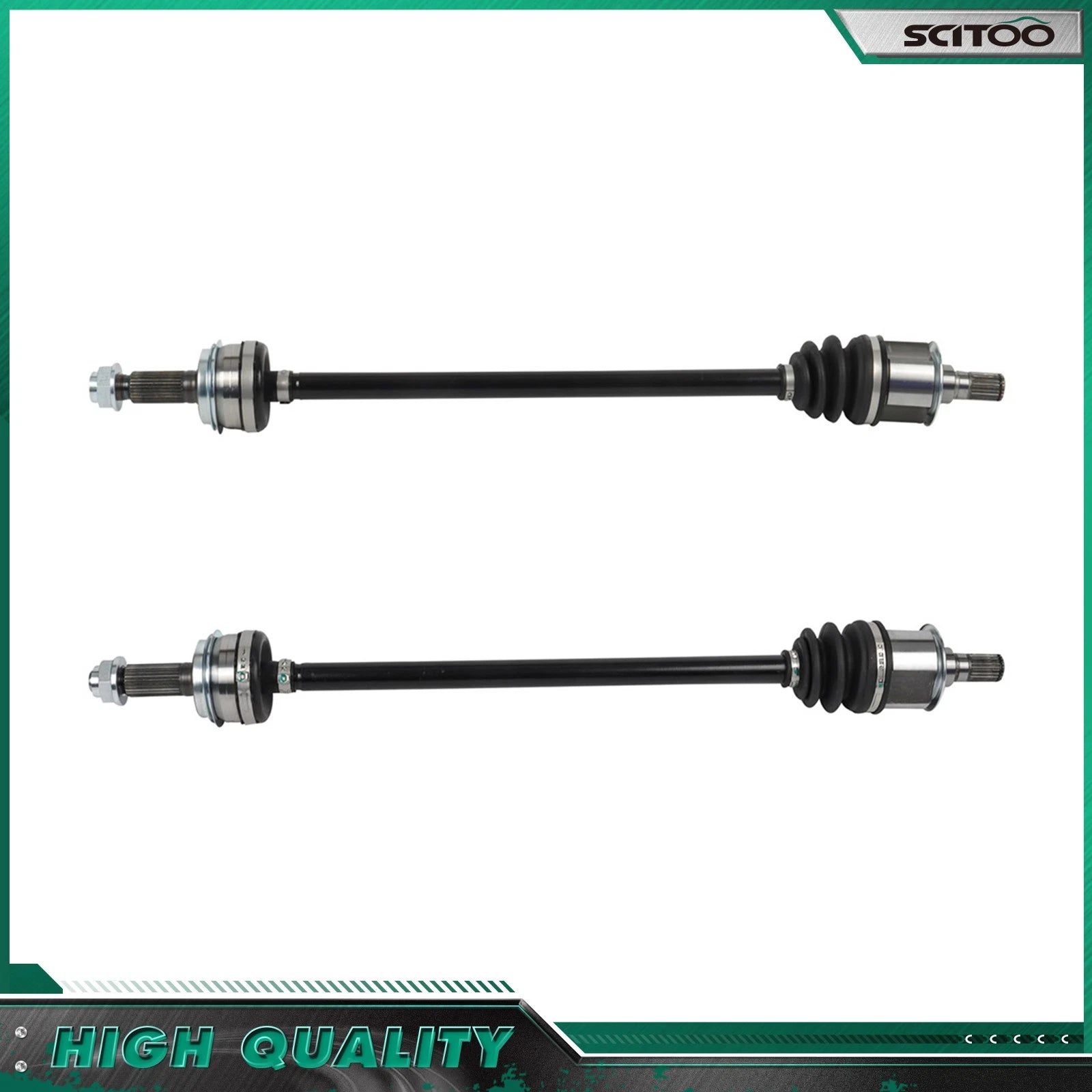 Set of 2 CV Axles for Acura MDX (2016–2018) & Honda Ridgeline (2017–2023)