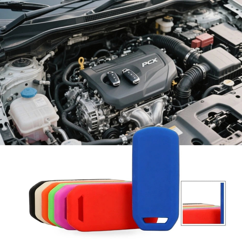 Silicone Key Fob Cover for Honda PCX SH150 (2010–2023) 3-Button Protector