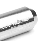 Open-End Aluminum Silver Lug Nuts Set of 4 + Adapter M12x1.5 20mm OD/60mm Tall