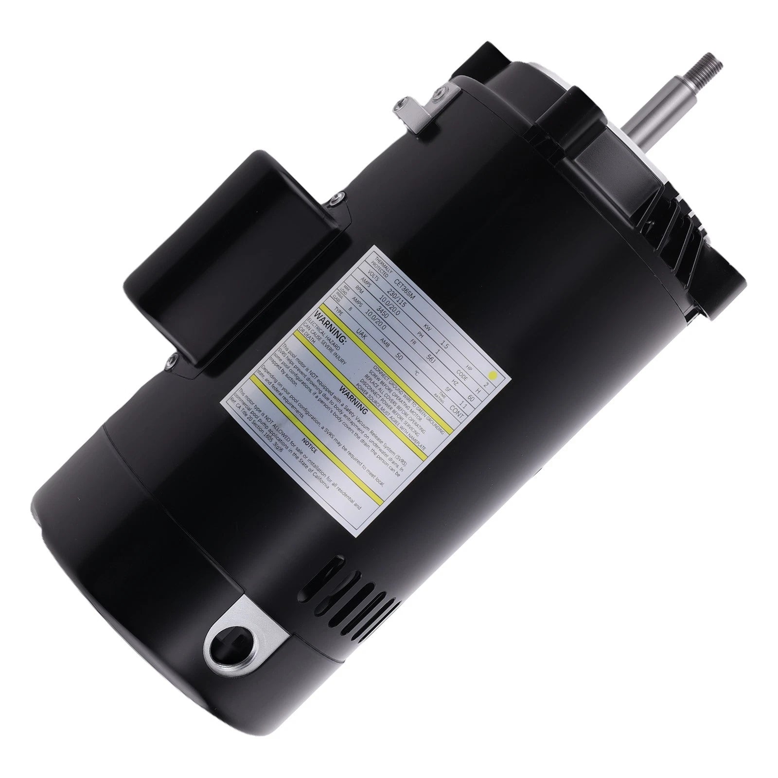 2HP Pool Pump Motor for SP2615X20 (115-230V, 3450RPM)