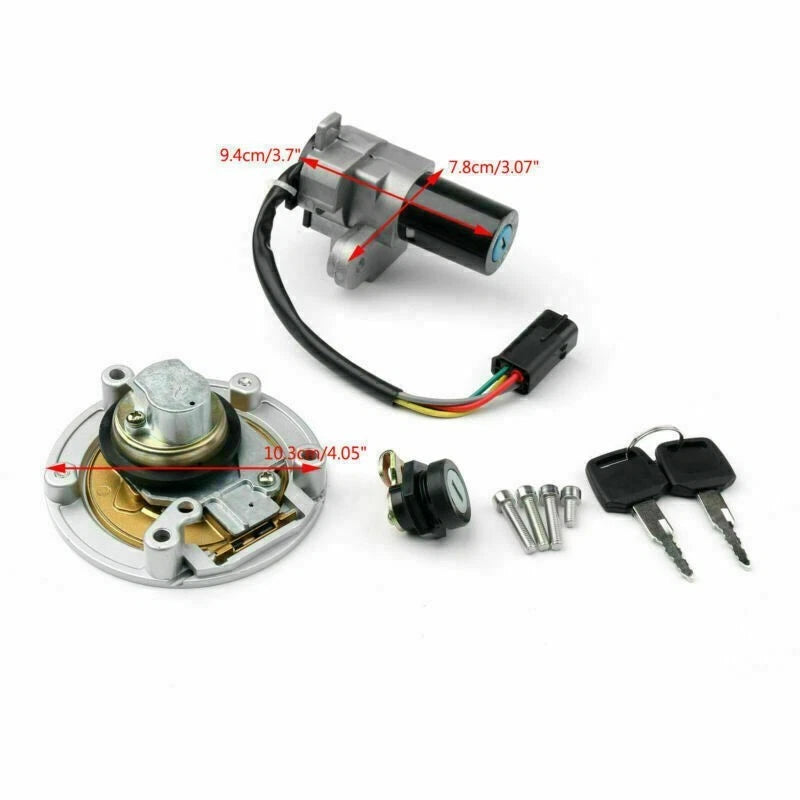 Ignition Switch Gas Cap Lock Key Set for Ducati Monster 1200 848 1198 1098 (2014–2020)