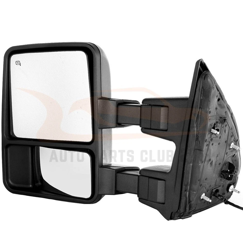Pair Power Signal Smoke Heated Tow Mirrors for Ford F250-F550 (2003–2007)