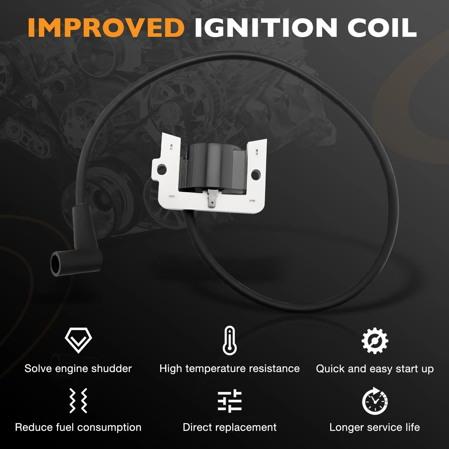 21" Ignition Coil for Cummins Onan RV Generator (HGJAA, HGJAB)