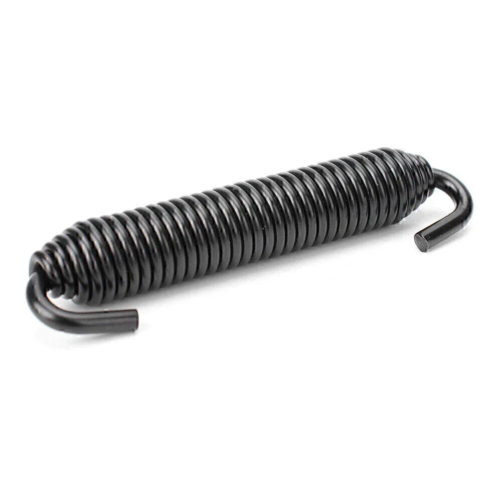 Black Universal Long Outlaw Racing Stainless Header Exhaust Springs 83mm