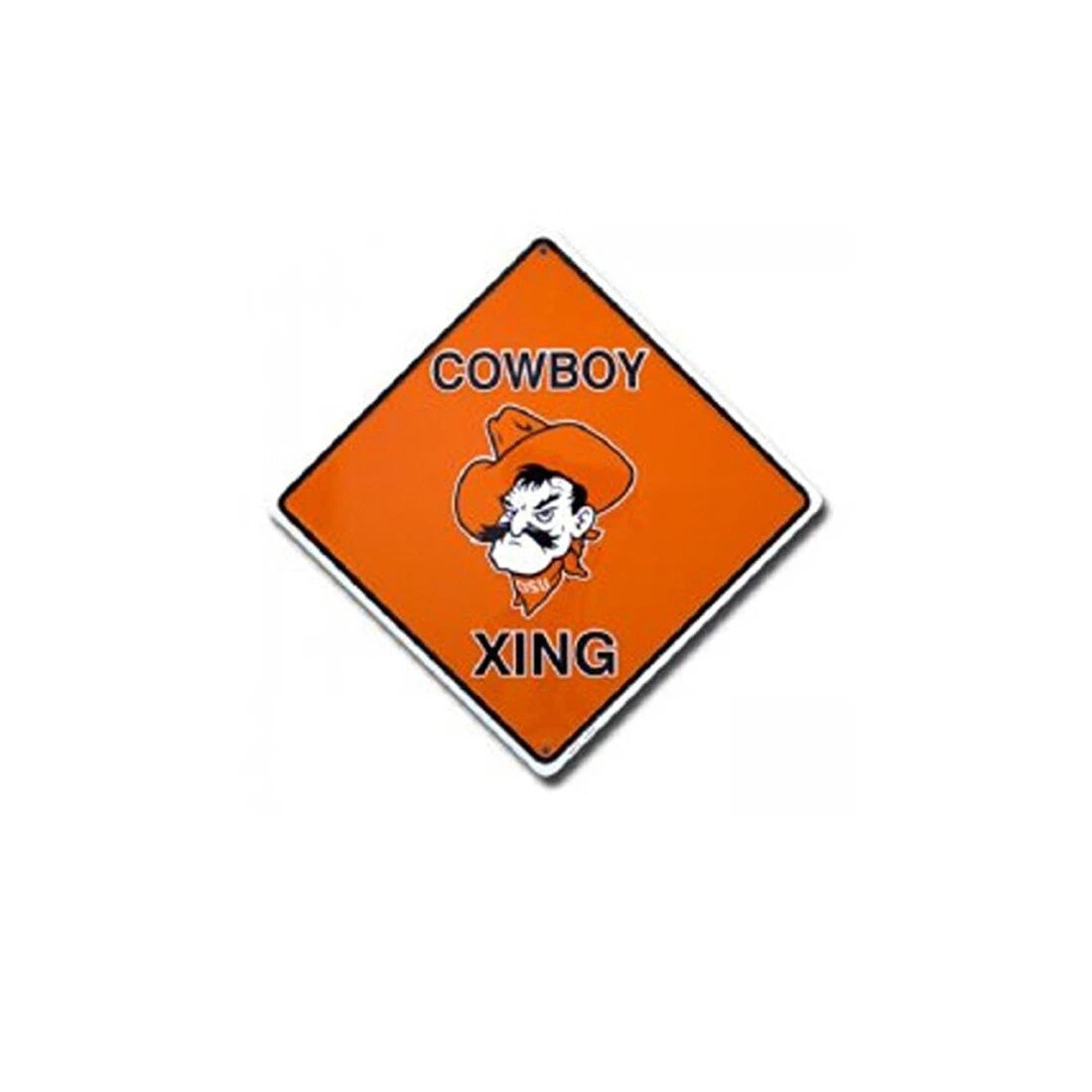 12" Embossed Metal Sign for Oklahoma State University Cowboys (N/A)