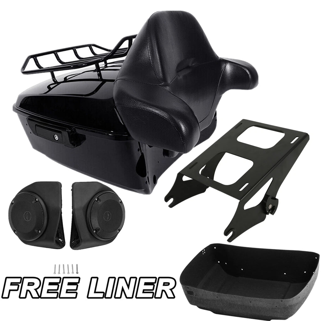Trunk Pad Mount Rack & Speakers for Harley Road Glide King (2014–Present)