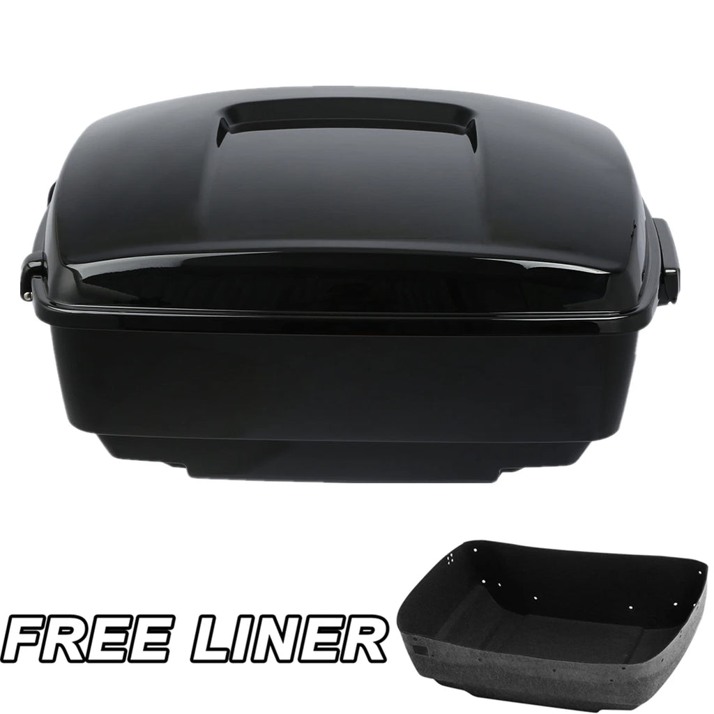Set of 2 Black Trunk Latches for Harley Touring Electra Street Road Glide (2014–2025)