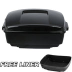 Set of 2 Black Trunk Latches for Harley Touring Electra Street Road Glide (2014–2025)
