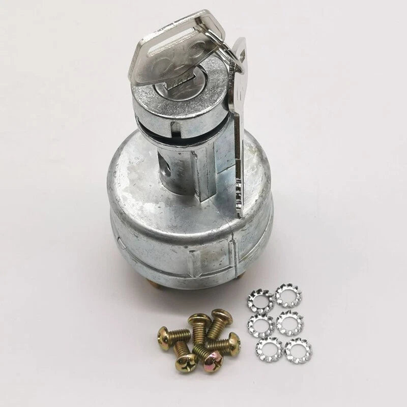 Ignition Switch with 2 Keys for Komatsu WB70A-1 WB91R-2 WB93R-2 WB140-2N WB150-2