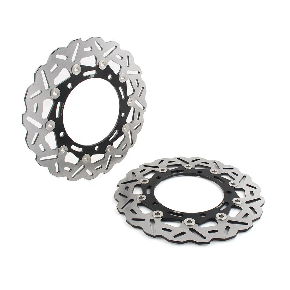 Pair Front Brake Discs Rotors for Kawasaki Ninja 650 Z650 Z900 RS (2017–2022)