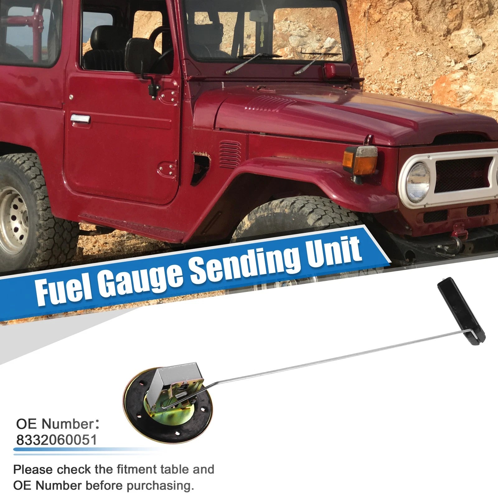 Fuel Tank Gauge Level Sensor for Toyota Land Cruiser (1979–1984) No. 8332060051