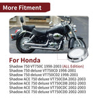 Air Intake Cover for Honda Shadow ACE 750/VT Deluxe (1998–2003) Chrome