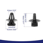 Set of 50 Car Clip Retainer Fasteners with Cable Tie for Audi VW Skoda