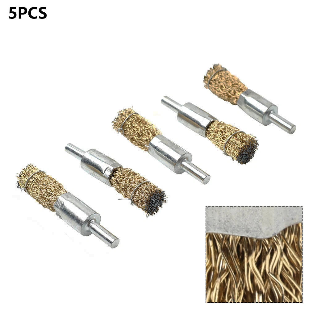 Set of 10 Wire Wheel Brush Cups for Polishing (16mm)
