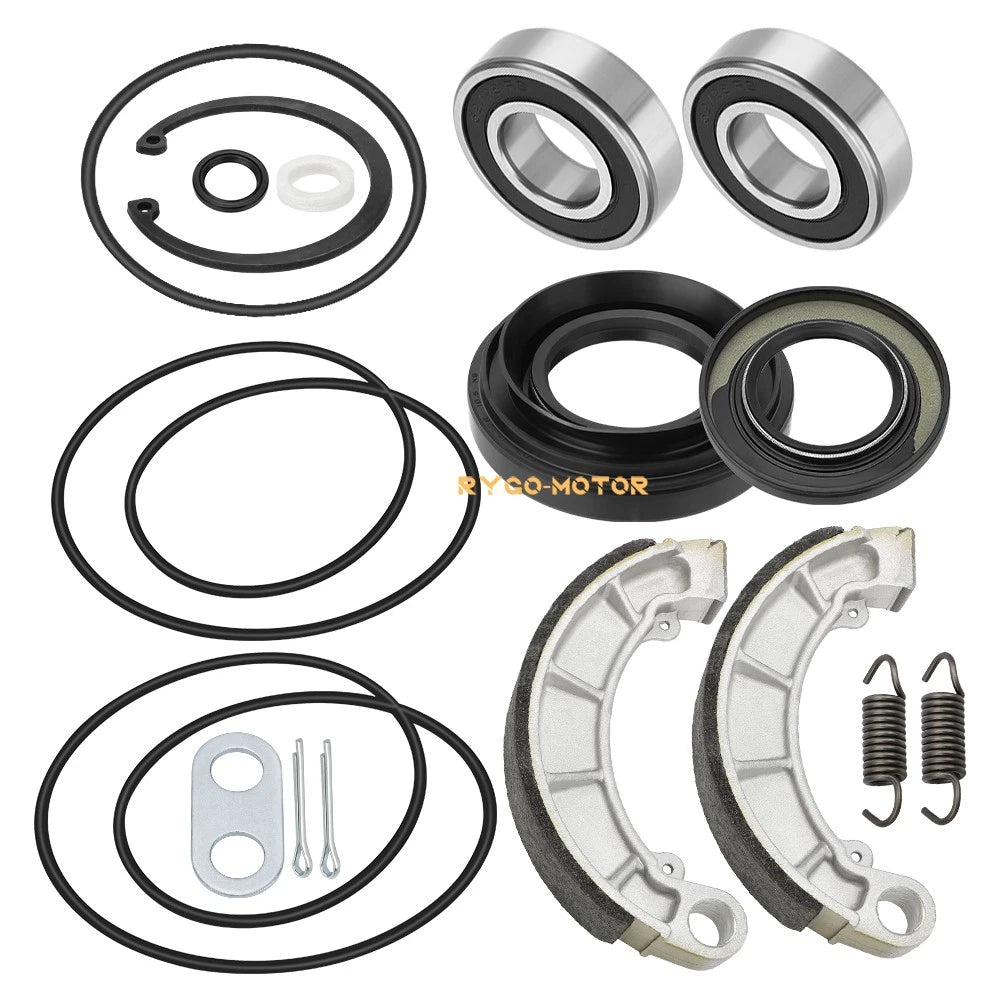 Rear Brake Drum Bearing Seal Shoes Kit for Honda Foreman TRX450FE/FM (1998–2004)