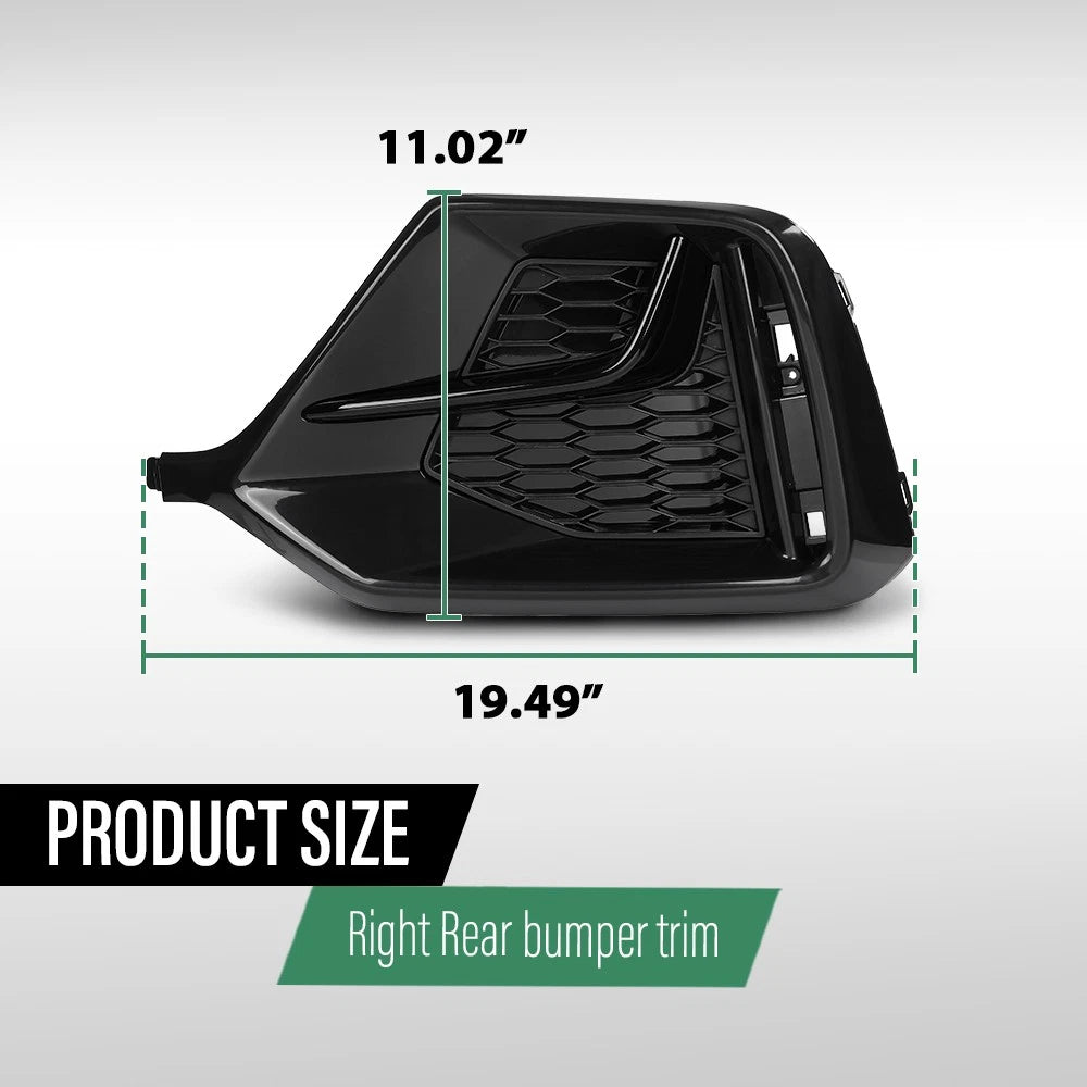 Bumper Trim for Honda Civic (2020–2021) Rear Passenger Side