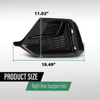 Bumper Trim for Honda Civic (2020–2021) Rear Passenger Side