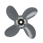 10" 4 Blade Aluminum Propeller for Honda Yamaha Outboard (8-20HP)
