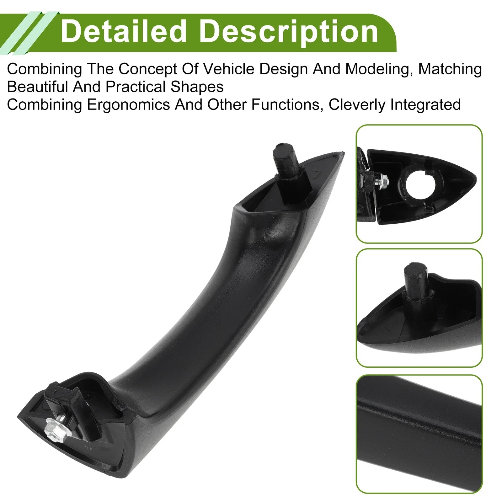 Exterior Door Handle for BMW X5 E53 (2000–2006) 51218243617 Black Front Left