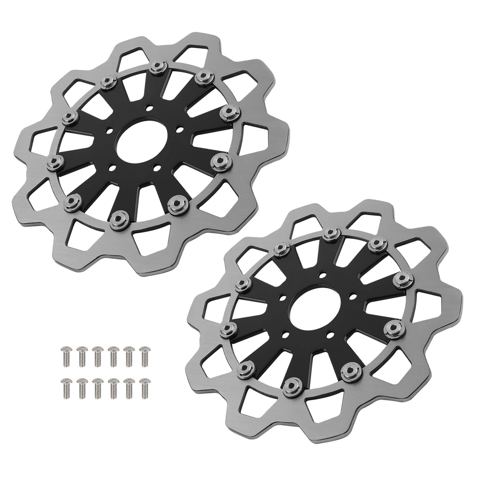 2X 11.8" Front Brake Disc Rotor for Harley Softail Breakout Dyna (2015–2024)