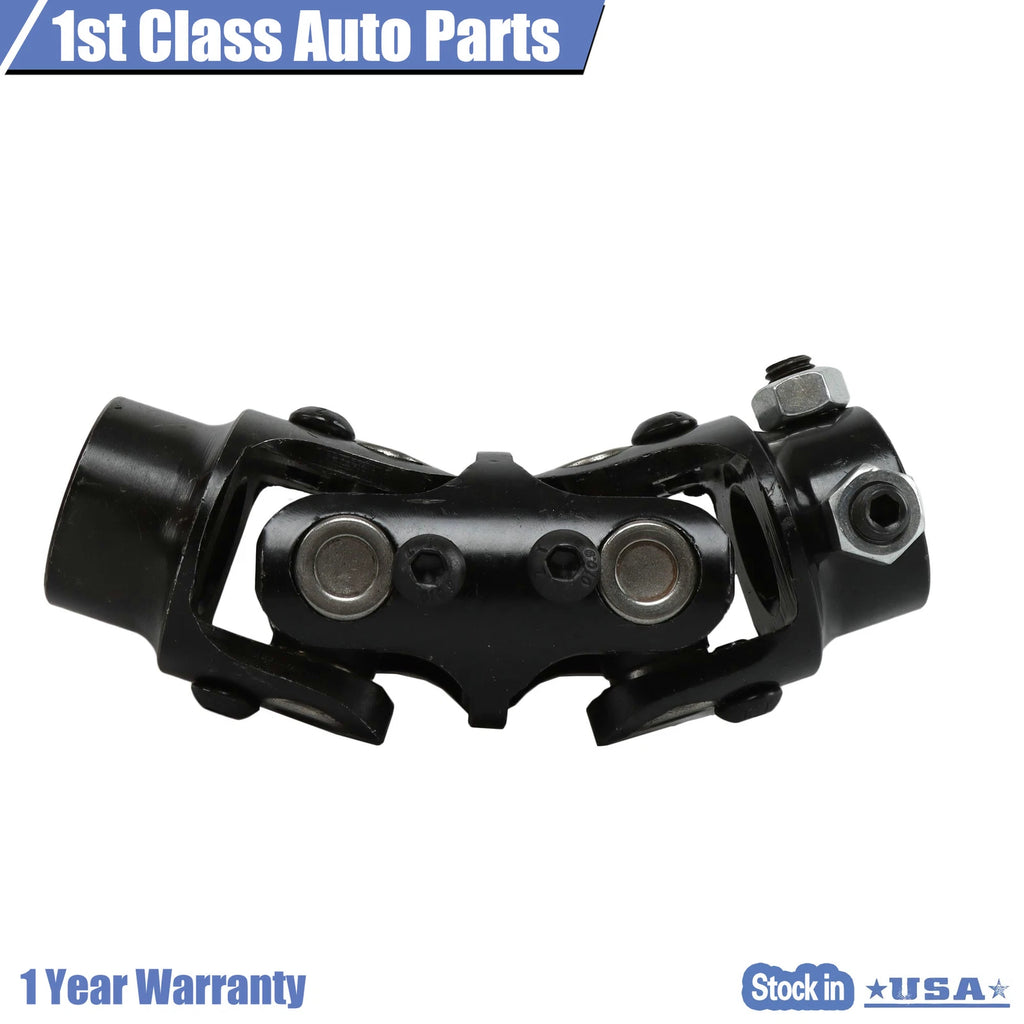 3/4" DD x 3/4" Round Black Coated Double Steering U Joint Coupler