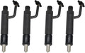 Set of 4 Fuel Injectors 729102-53100 for Yanmar 4TN82E-AS Diesel Engine