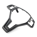 Black Steering Wheel Trim Cover for Mercedes Benz CLA/SLK/E/C/GLA-Class (2013-2023)