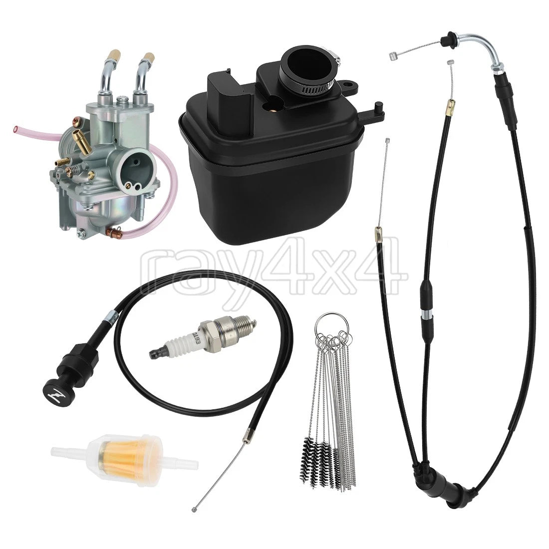 Carburetor & Air Filter Throttle Choke Cable Kit for Yamaha PW50 (2008–2024)