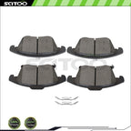 4X Metallic Brake Pads for Ford Fusion (2013–2019)