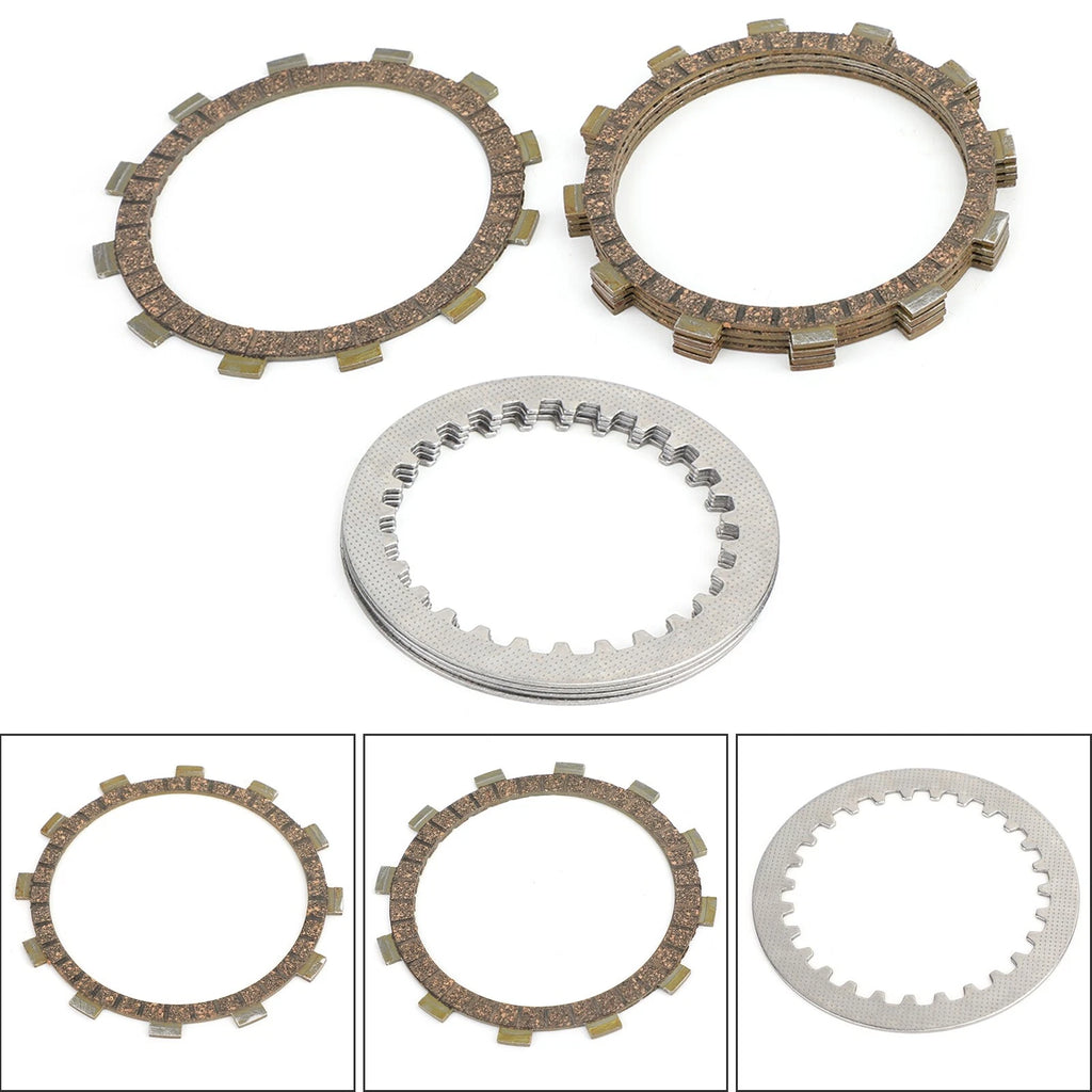 Clutch Kit Steel & Friction Plates for Yamaha XV XVS 125 250 Virago (1997–2017)