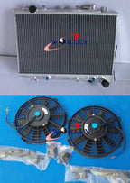 3 Row Aluminum Radiator & Fan for Ford Capri (1989-1995)