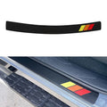 Rear Protector Trim Bumper Cover for - Black Rubber