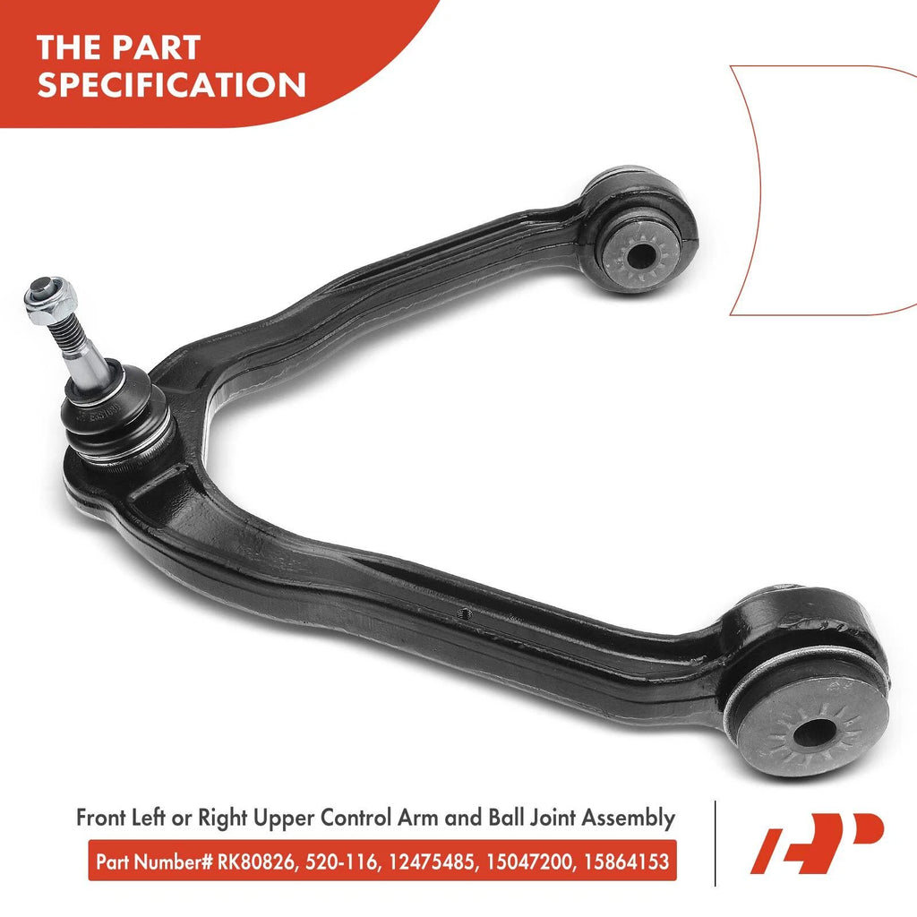Front Upper Control Arm with Ball Joint for Chevy Silverado 1500 (2007-2018)